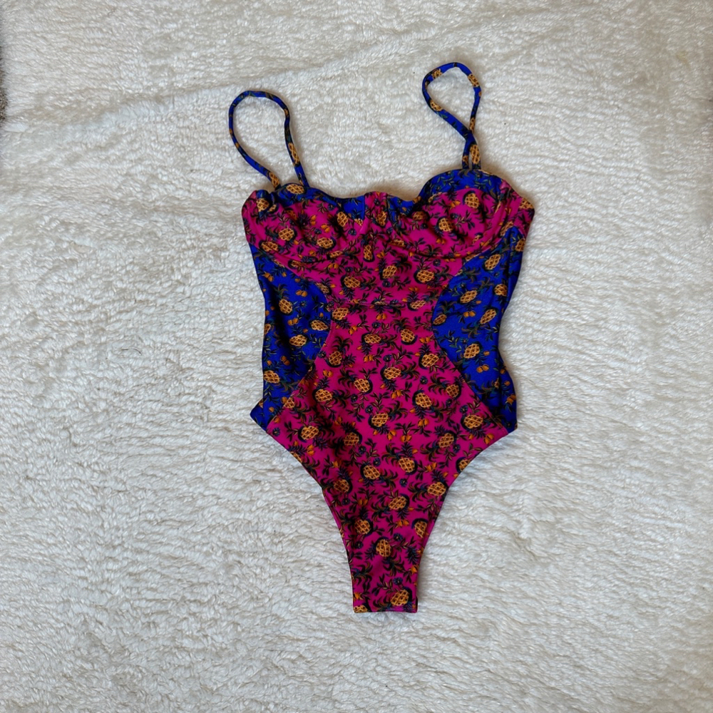 FARM Rio Fruit Dots' Bi Printed One Piece Swimsuit - XS